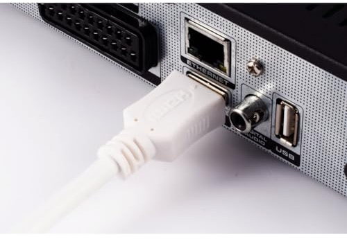 Shiverpeaks®-BASIC-S HDMI Kabel Stecker A auf A Ultra HD 4K 3D HEAC vergoldete Kontakte weiß 1m