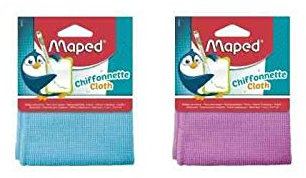 Maped Mikrofasertücher für Schiefer- und Whiteboards, zufällige Farbauswahl, 2 Stück
