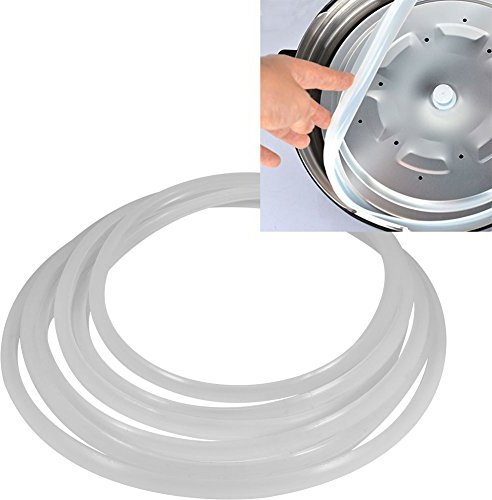 Silicone Gasket Sealing Rings for Pressure Cooker Pot, Cooker Accessory Common Transparent White Kitchen Tool(32cm)