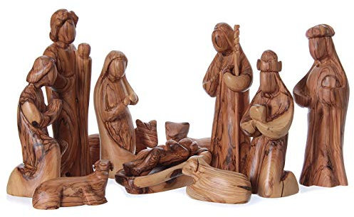 Holyart Krippenset Olivenholz Bethlehem 29cm