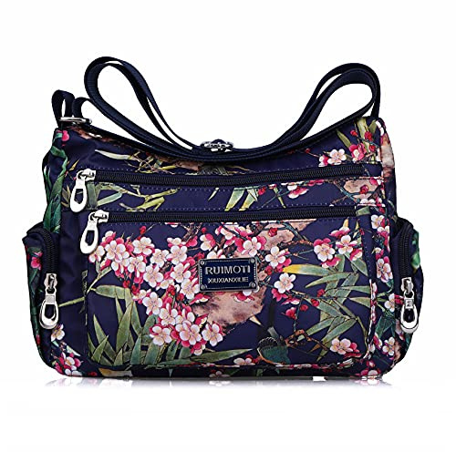 NOTAG Umhängetasche Damen Leicht Multi-Tasche Schultertasche Casual Wasserdicht Nylon Messenger Bag (ZN)