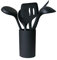 Utensilios De Cocina,Set de Utensilios de Cocina de Silicona Cuchara espátula sartén Antiadherente Resistente a Altas temperaturas de Cinco Piezas