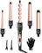 Hair Curler, Ohuhu 5 in 1 Curling Wand, Hair Curler Wand 5 Pcs 0.35 to 1.25 Inch Interchangeable Ceramic Barrel Heat Protective Glove 2 Clips Dual Voltage, Hair Curlers Gift for Women