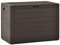 vidaXL Boîte de Rangement de Jardin Coffre de Stockage Boîte de Stockage Coffre de Rangement Extérieur Patio Terrasse Marron 78x44x55 cm
