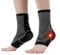ACWOO Neuropathie Socken,2 PC Neuropathie Sprunggelenkbandage Damen Herren, Sprunggelenk Orthopädische Kompressionssocken, Plantarfasziitis Socken Mittelfußstütze für Sport, Fussball, Fitness (L)