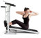 Homelikesport Manual Treadmill Foldable Walking Machine Non-Electric Treadmill Home Easy Assembly Fitness Twin Flywheels Jogging Machine with Counter LCD for Home Use (NON-ELECTRIC)