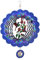 TFANUO Floral Hummingbird Kinetic 30,5 cm 3D Windspiel Metall Edelstahl große Windskulpturen Fänger & Spinner für Hof und Garten Kunst Indoor/Outdoor Dekorationen