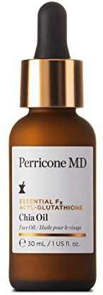 Perricone MD Essential Fx Acyl-Glutathione Chia Oil, 1 fl. oz. - Nourishing Facial Oil with Vitamin F & Omega-Rich Chia Seed – Smooths Wrinkles, Boosts Elasticity & Plumps Skin – Lightweight