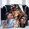 YINGD Sebastian Stan Fleece-Decke, bequem, ultraweich, Mikrofleece, für Sofa, Bett, Reisen, 150 cm x 125 cm
