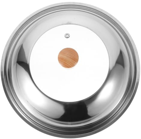 Zerodeko Coperchio in Acciaio Inox Set di Pentole Coperchio per Pentole Ripiano per Pentole Coperchio Universale in per Fornello