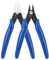 Lolileo Lot de 2 pinces coupantes de fil électriques de précision pour couper les câbles électriques - Pinces coupantes latérales pour la coupe - Pinces coupantes diagonales pour bijoux, bricolage à