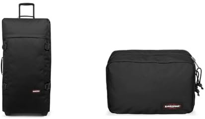 EASTPAK Sac VOY.TRANVERZ L Cadenas TSA Black & Mavis Trousse de Toilette, 62 cm, 6 L, Black (Noir)