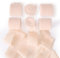 Schleifenband Stoff Chiffonband 3,6cm x 30m Geschenkband Breit Band Hochzeit Stoffband für Hochzeit Party Brautsträuße (Champagnerfarbe)