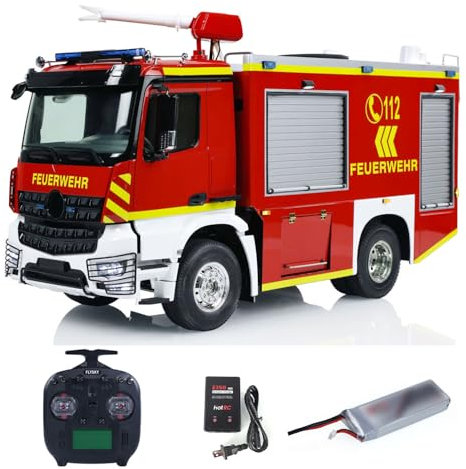 TOUCAN RC HOBBY 1/14 RC Fire Fighting Truck 4x2 Electric Car Wireless Control Fire Vehicle Model