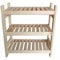 Stolarstwo Wochnik S.C. Holzregal Standregal Modulares Regal Stapelbar Kellerregal Haushaltsregal Kiefer Breite 25 cm Lange 54 cm Höhe 60 cm 3 Einlegeböden (60x54x25 cm 3 Einlegeböden)