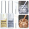 BURANO UV Nagellack, Silber Gold Farben UV Lack Gel Nägel Nageldesign 2 Flasche 8ml Gel Liner Nail Art, Nagellack Nail Polish French Gelnägel Farben (Neon)