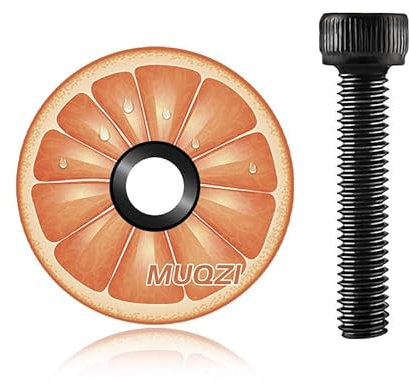 CROSSSELL Headset Spacers for MTB, MTB Stem Cap 1-1/8, Bike Stem Cap Aluminum, MTB Headset, BMX Headset, Handlebar end Caps, Bike Headset Cap, Fork Tube Caps with Bolt for MTB Road Bike