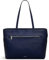 RADLEY London Sunny Dene Women's Medium Leather Ziptop Tote Bag, Evenfall