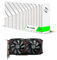51RISC RX 5500 Graphics Card, TDP 150W 8GB GDDR6 128bit PCIe 4.0 Metal-Backplate HDMI DP Gaming Video Card for Desktop (Radeon RX 5500 8GB)