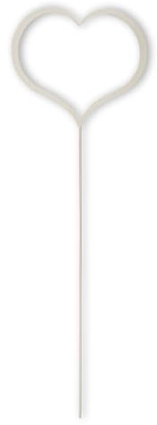 Gruber - großer Gartenstecker für Gartendeko und Balkon Deko | 730 x 255 mm Bodenstecker für Innen- und Außenbereich | Grabschmuck wetterfest, ideal als Gartendeko für draußen, Weiß