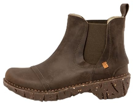 El Naturalista N158 kaki Yggdrasil Schlupfstiefel Leder Damen in grün