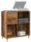 vidaXL Media Storage Cabinet - Oak Wood Entertainment Unit for Living Room and Bedroom - Home Organization Furniture