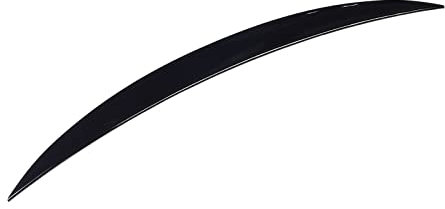 P/M4/PSM Style E92 2DR Auto Heckspoilerlippe Auto Heckspoiler Heckspoiler Flügeldeckelverlängerung Flügellippe Kompatibel mit BMW E92 M3 2 Türer 2007-2013(P Black)