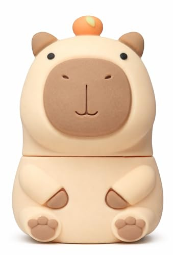 Ulticool - Capybara USB-Stick 8 GB – Wasserschwein Praktisches und Schickes Design für Jugendliche, Erwachsene, Tiere-Fans und Capybara-Liebhaber – Beige
