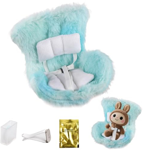 Doll Car Seat Decorative Car Plush Doll Sofa Plush Furry Cushion Fragrant Tablets Air Vent Cars Seat Decor Dolls Ornament for Display 3.94-6.69in Toy