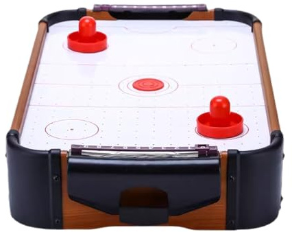 Ruyeiig Airhockeytisch - Holz Tisch Hockey | Tragbarer Schreibtisch Luft Hockey Set Für Erwachsene,Perfekt Für Jugendliche Teenager Geburtstag Weihnachten Neujahr Partys Und Feiern