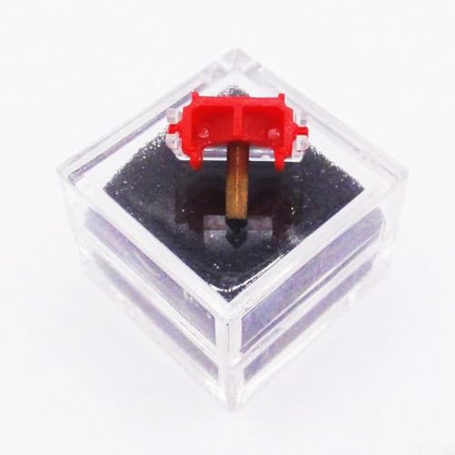 For Shure M44-7/N44-7/M55E Phono Turntable Replacement Stylus - Perfect Fit For DJ Turntable Cartridges, Sturdy Needle(RED)