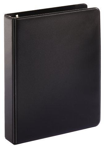 Cardinal, mini raccoglitore ad anelli rotondo, 2,5 cm, 20,5 x 14 cm, nero (07201)