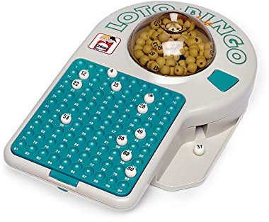 Chicos - Bingo Electrónico | 24 Cartones y 90 Bolas | Juego de Mesa Familiar | Bingo con Extracción Automática | Incluye Fichas y Cartones (22302)