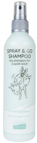 Greenfields Trockenshampoo für Hunde Spray & Go 250ml, 250 ml (1er Pack)