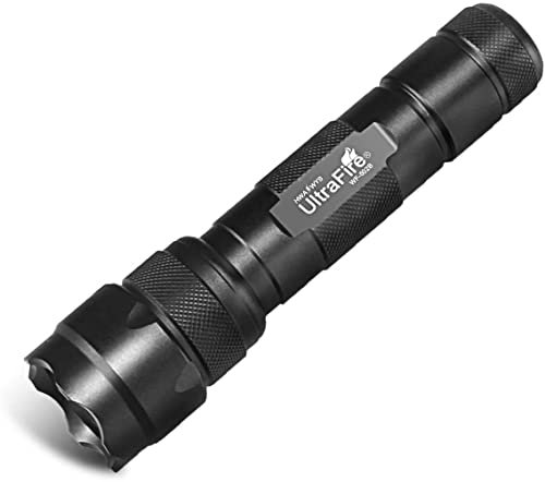 UltraFire 1000 Lumen LED Taschenlampe, 5 Modi Taktische Taschenlampe, Superhell Mini Taschenlampe für Camping Outdoor Notfall WF-502B