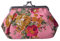 iSuperb Portamonete Grande Portafoglio Stampa Rosa Coin Purse Vintage per Donna e Ragazza 13x9,5x9cm (Rosa)