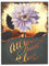 Punch Studio 43906 Notizblock, mit Muster All You Need is Love