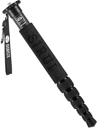 SIRUI AM-326M Monopiede per Fotocamera, 156cm Monopiede Fotografico Professionale a 6-Sezioni, Portatile Monopiede in Carbonio per Fotocamera Reflex, Monopiede da Viaggio Leggero, Carico Massimo 10KG