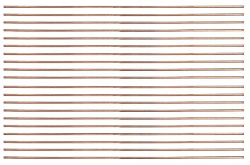 20 pièces 25 cm tige de soudage en cuivre basse température tige de soudage ronde consommables de soudage pour réfrigérateurs de climatiseur