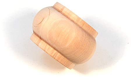 IHC 4xStück Holzmöbelfüße Holzbasis für Möbel & Schränke Möbelfüße Holzbeine (Durchmesser 70mm)