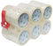 BOMEI PACK Ruban Adhésif Distributeur Transparent Rouleau Adhésif 18 rouleaux Emballage de ruban adhésif pour boîtes d'emballage et carton 66m x 48mm