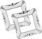 ASTER 2 Stück Aufkleber Lichtschalter, 9 * 9cm Lichtschalter Surround Sticker Cover Vintage Quadrat Schalter Aufkleber für Steckdose und Lichtschalter