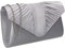 SwankySwans Damen Sophie Clutch Bag, silber, One Size