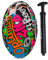 OPTIMUM Street II Herren Rugbyball - Urban Play, Ausgewogen & Reaktionsschnell, Präzises Handling & Kicken, Hochleistungsfähig - Optionen Mit/Ohne Pumpe, 2-lagiger 410g Ball - Größe 5 - Mit Pumpe