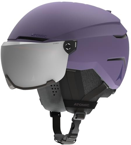 ATOMIC SAVOR VISOR STEREO Skihelm mit Visier - Maximale Stoßdämpfung - Active Aircon Belüftungssystem - Hochwertige Verspiegelung für klare Sicht