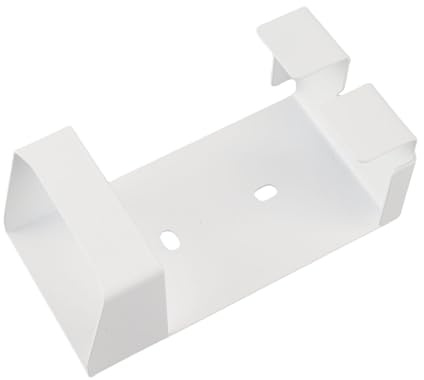 Soporte para Plancha de Pelo, Soporte para Rizador de Pared, Estante de Almacenamiento de Metal de Acero Inoxidable, Organizadores de Baño (Blanco)