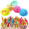 TAFACE 100PCS Accesorios De Cóctel Coloridos Paraguas De Papel, Palillo De Dientes Paraguas De Bebida, Paraguas De Frutas, Sombrillas, Pasteles, Bebidas Y Suministros De Decoración De Alimentos