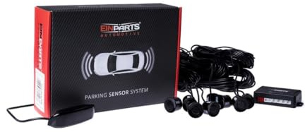 EINPARTS EPP8100 BLACK Satz Einparkhilfe mit akustischem Alarm Vorne und Hinten schwarz