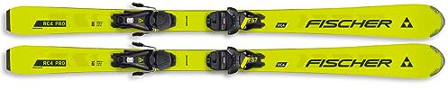 Ski Kinderski Jugendski Alpinski - Fischer RC4 Pro JRS - 150cm - inkl. Bindung FS7 CA JRS Z2-7.5 - geeignet für Jungen und Mädchen - für fortgeschrittene bis Gute Skifahrer