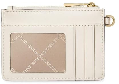 Michael Kors Petit porte-monnaie Jet Set, Vanille/crème, Porte-monnaie SM